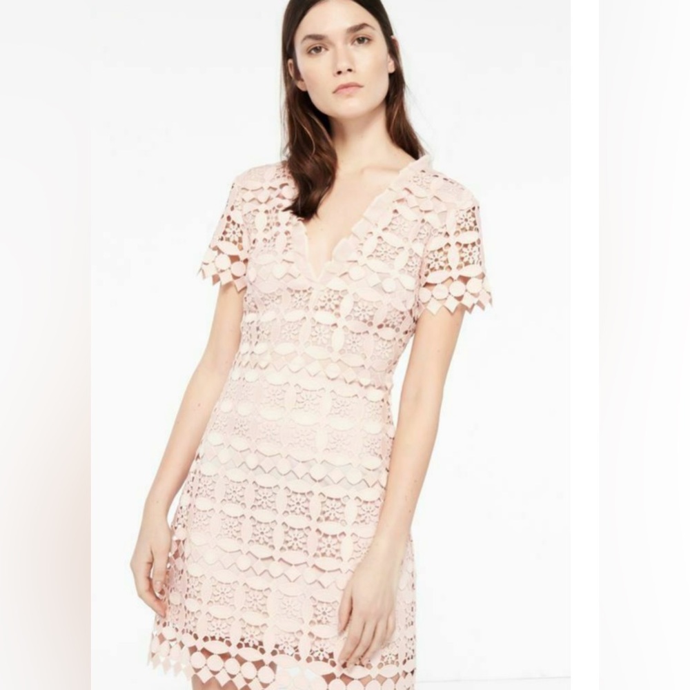 SANDRO Paris Manureva Lace Mini Dress
